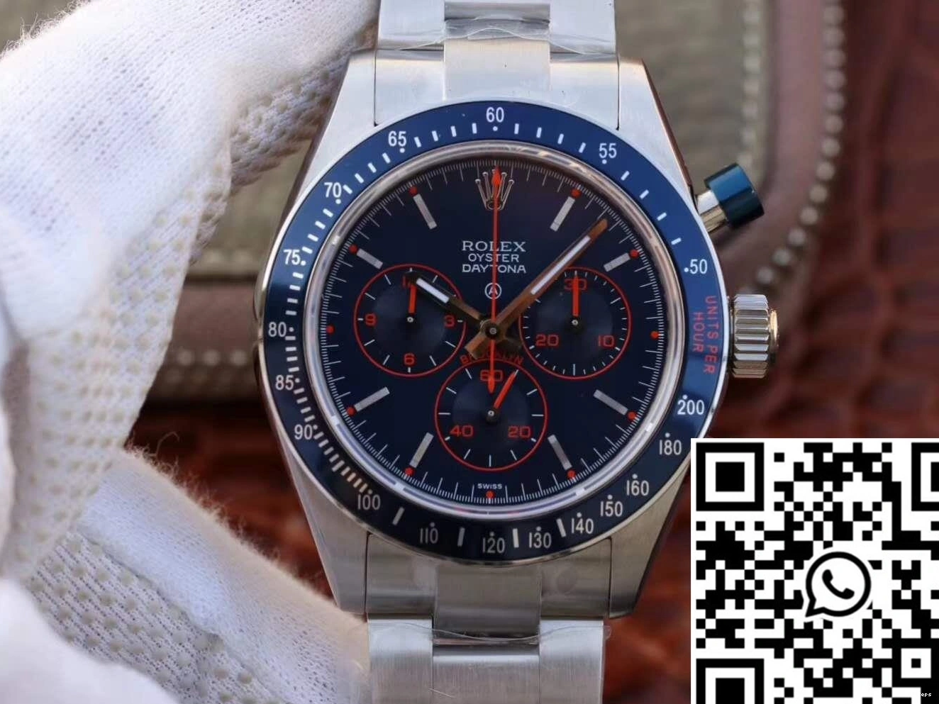 Factory Blue Daytona Cosmograph BP Dial Rolex 1211